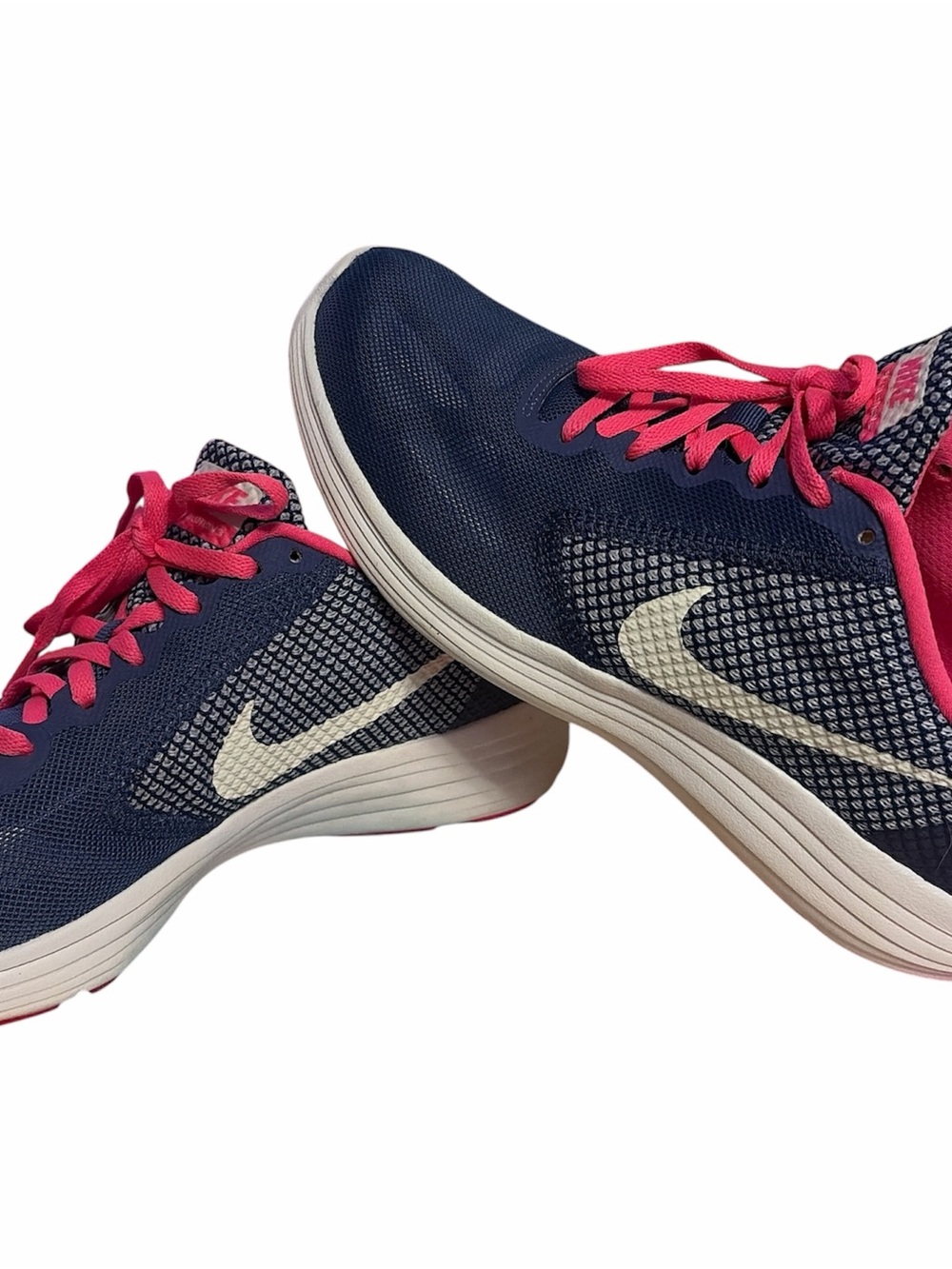 Nike Women’s Navy and Pink Training Sneakers